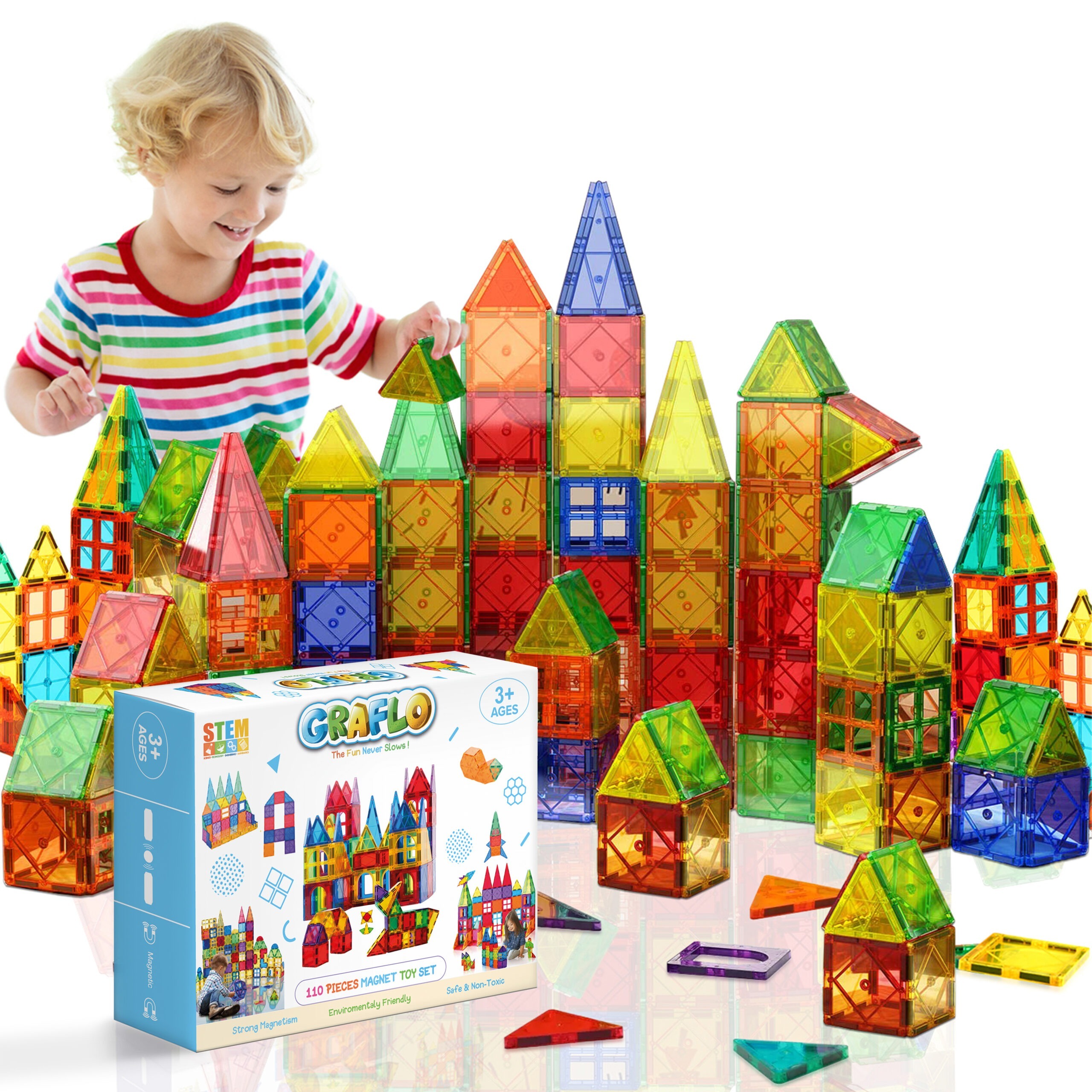 magnetic tiles set