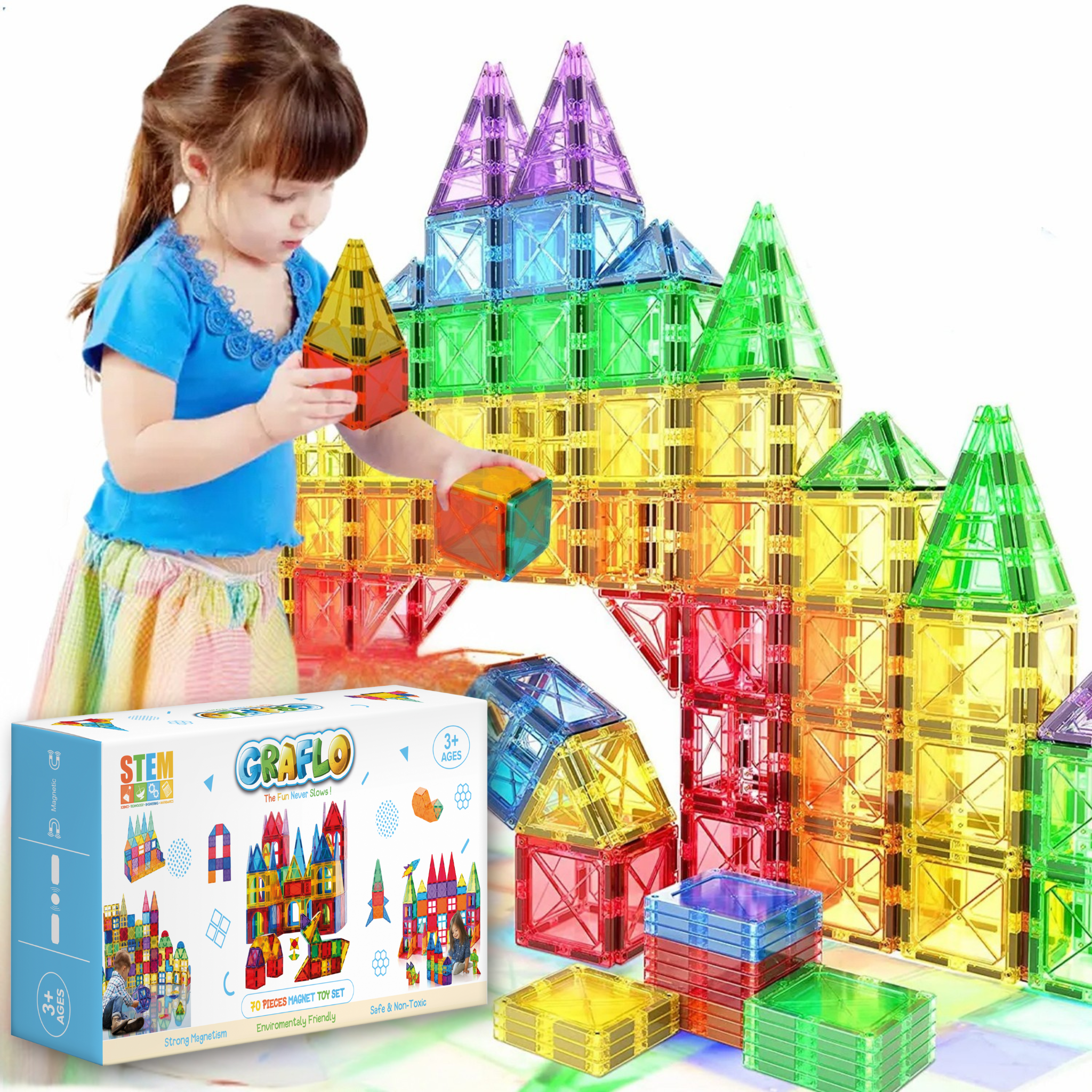 magnetic tiles set