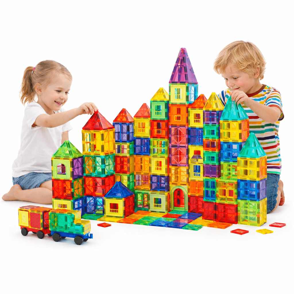 140pcs Magnetic Building Tiles