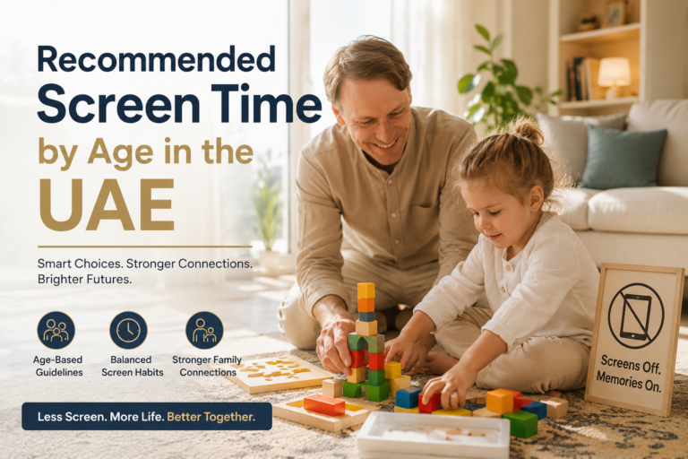Recommended Screen Time by Age in the UAE: A Simple Parent Guide