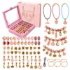 Bracelet Making Kit for Girls - 66-Piece Jewelry Set (Ages 6-12)