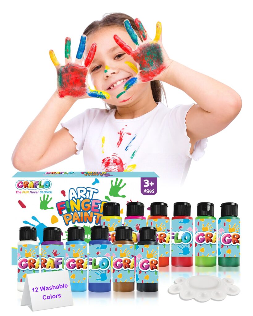 washable finger paint for kids
