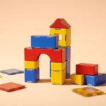Magnetic building blocks for kids